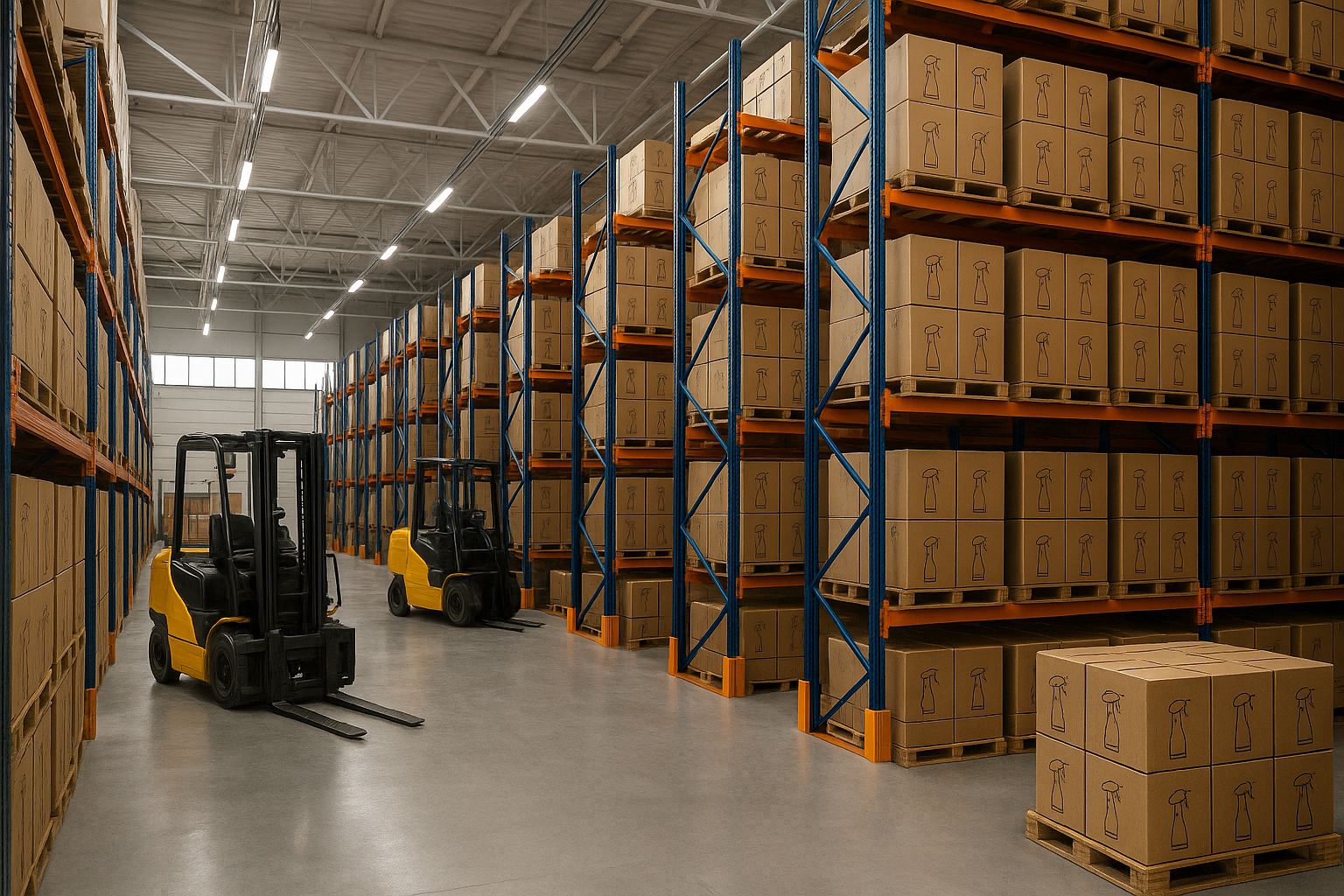 Continuous spray bottle wholesale warehouse — bulk inventory ready for shipment