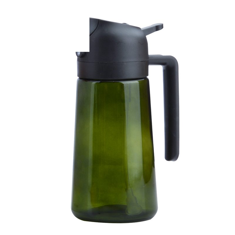 470ml Green Glass 2-in-1 Oil Dispenser — 2 in 1 oil dispenser