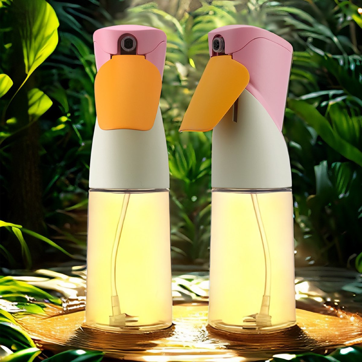 300ml Slim Waist Glass Oil Sprayer 300ml — oil spray bottle