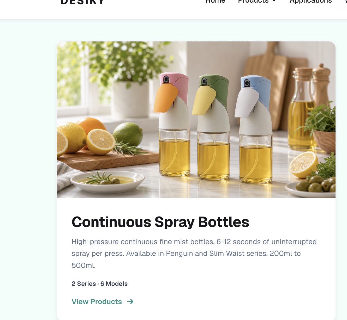 Branded Gift Packaging for Premium Oil Sprayer